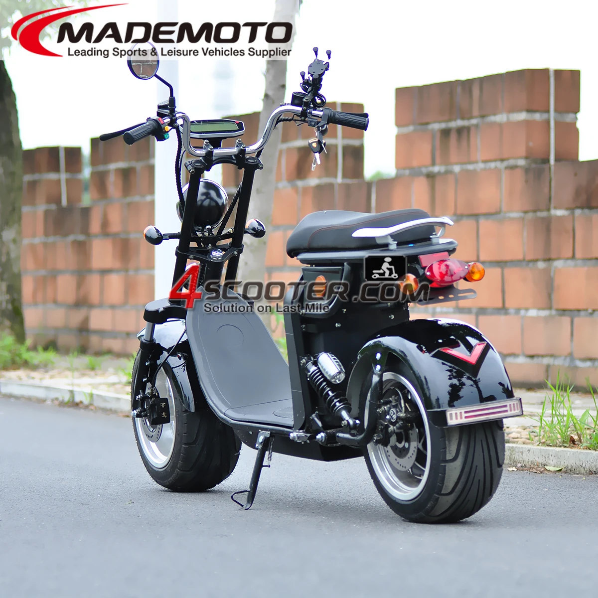 

2020 NEW 4000W electric scooter russia roof mademoto EEC COC Citycoco