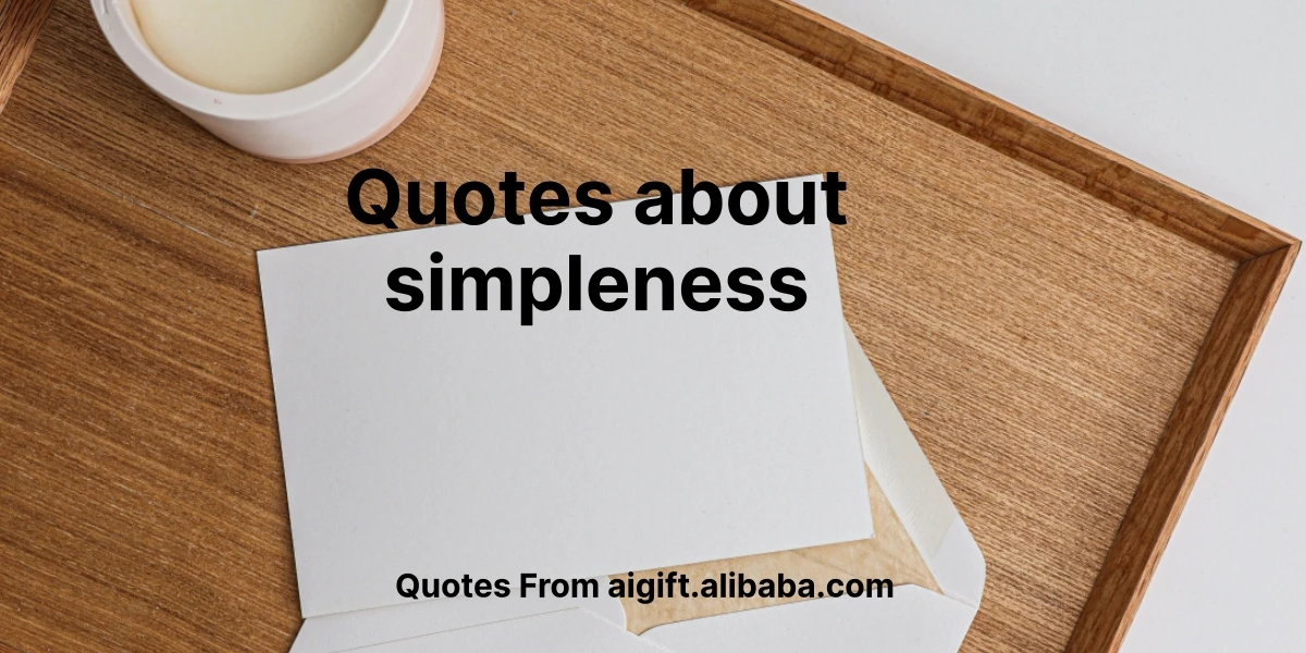 quotes about simpleness