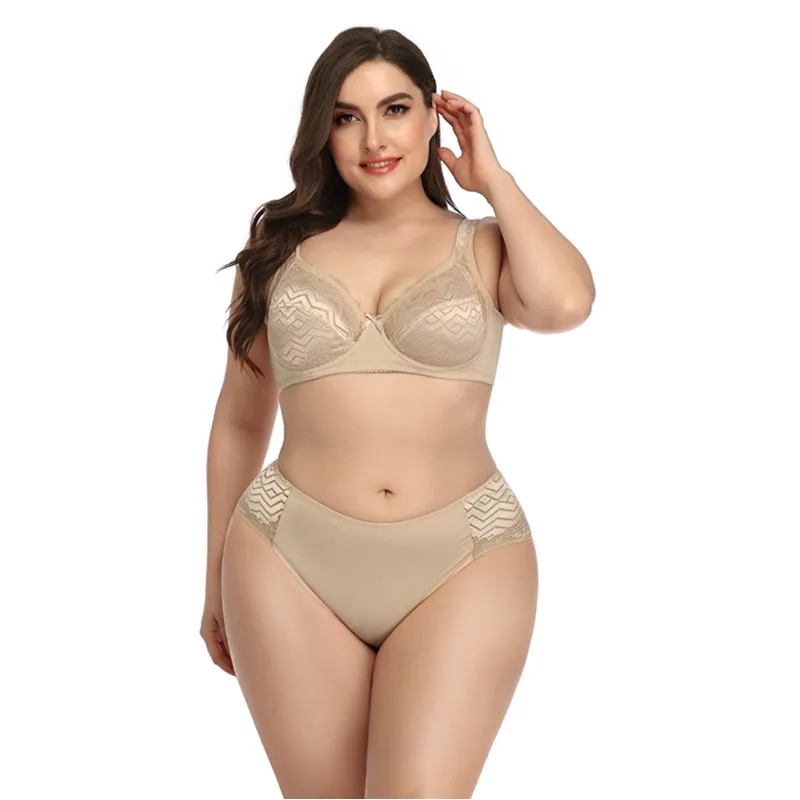 

Hot Plus Size Panty And Bra Set For Fat Women with favorable Discount, 6 colors