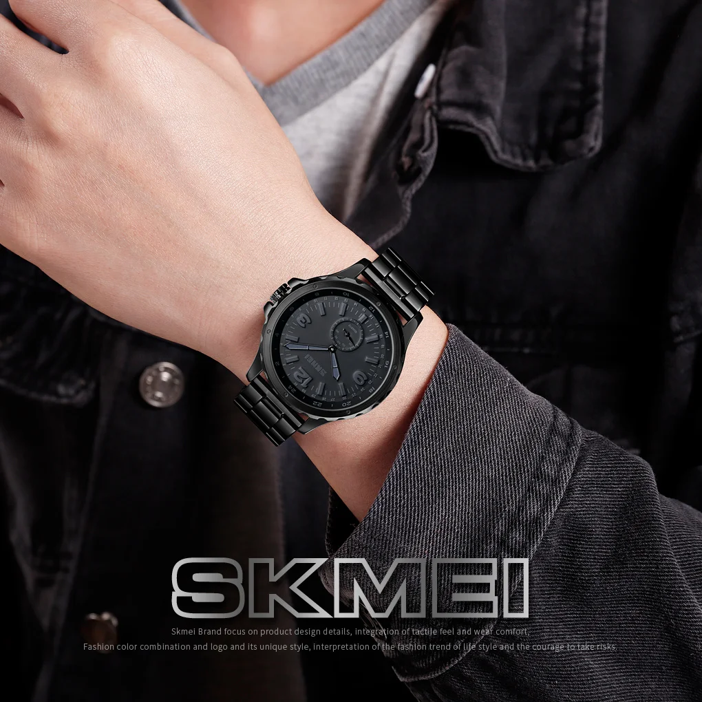 SKMEI 1513  New Design Made in China Boys Quartz Watch Nice Rubber Band Luminous Waterproof Concise Student Wristwatch