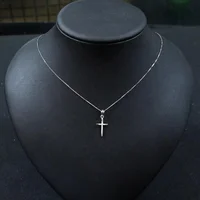 

Wholesale Sliver Cross Women Necklaces Choker Pendant Female Clavicle Chain