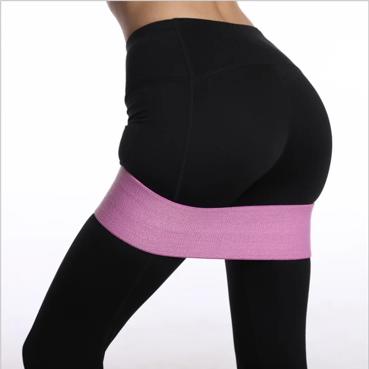 

Yoga tension band Fitness elastic Squat Beautiful buttocks Cocked hip ring Resistance custom logo, Customized