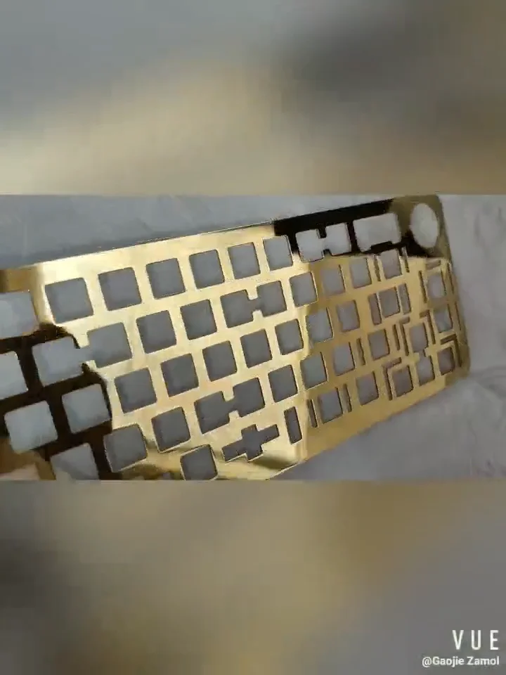 Case Cnc Keyboard Brass Weight/plate /spacer Black/red/gray/silver