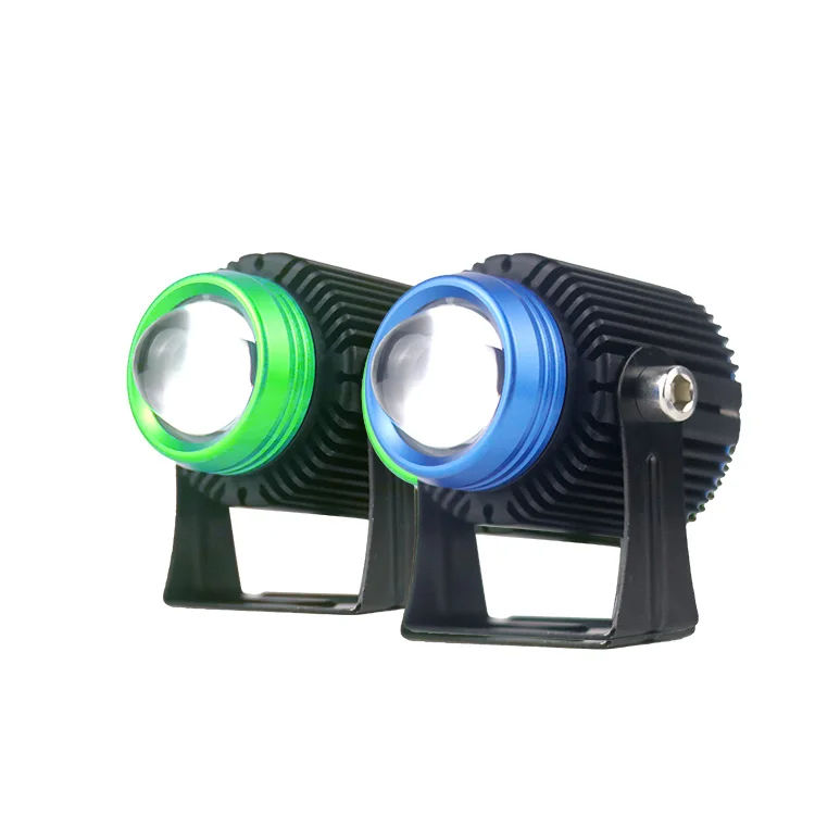 Aurora 1.5 inch mini led work light 12v 6500k/3200k dual color led driving light for light for motorcycle