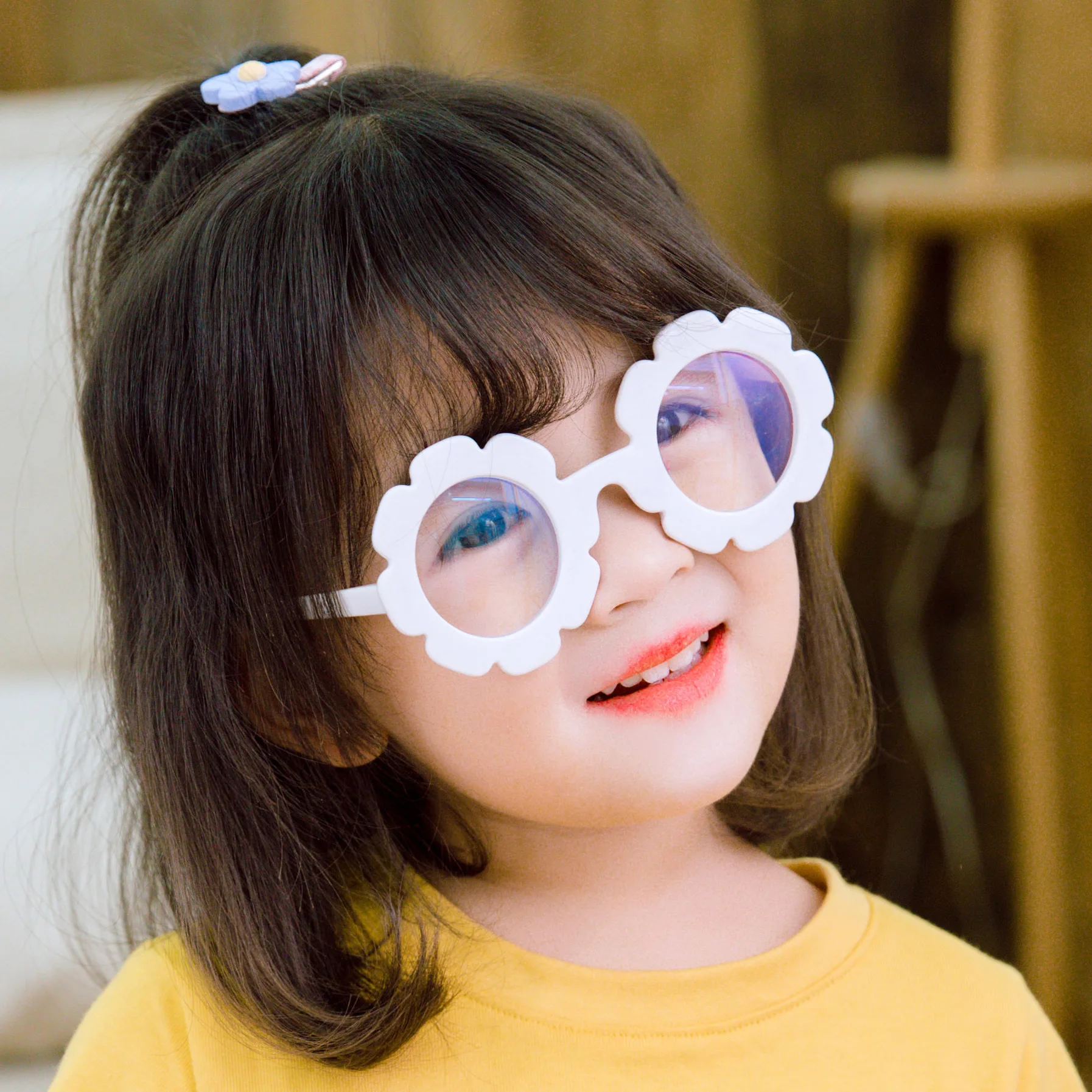 

Popular Adorable Sun Flowers Leopard print Anti-uv Baby Sun-shading Eyeglasses Girls Boys Glasses