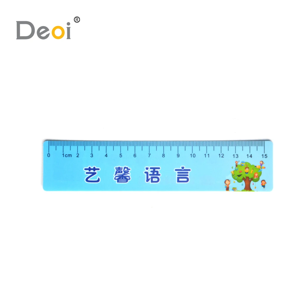 
Custom Print 15cm plastic scale ruler 