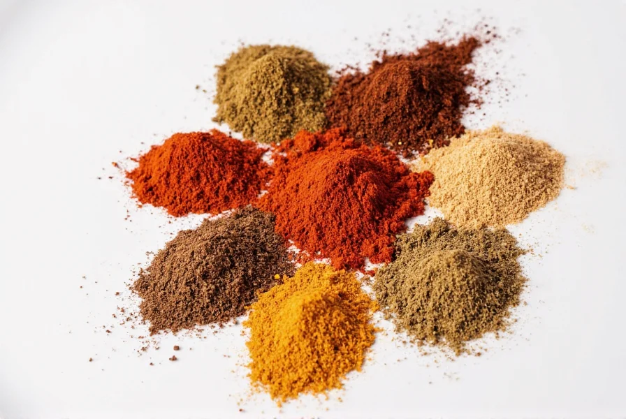 Close-up of finished dish with Baharat seasoning