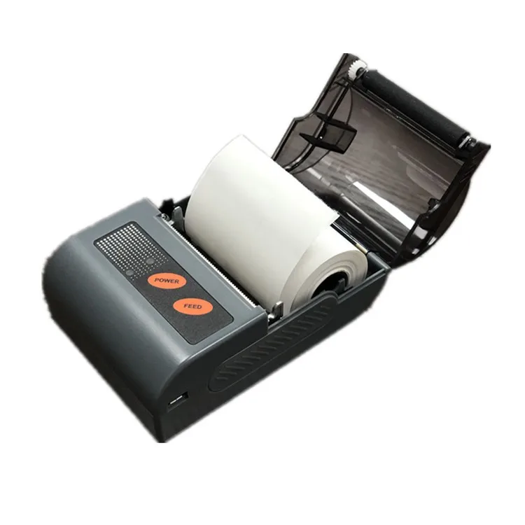 

58mm Mobile Thermal Bluetooth Handheld Printer with Free SDK APP print out the BMP, PDF and Website, Grey