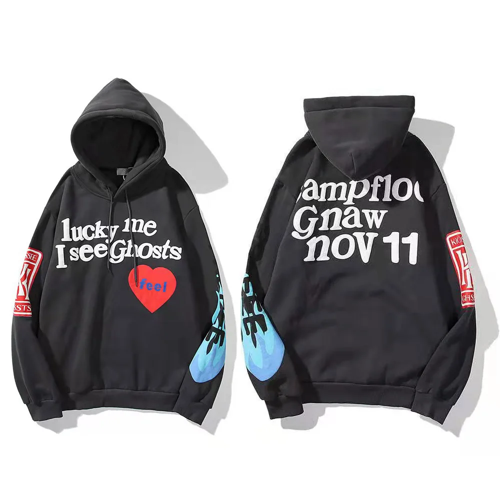 

Newest Couples Dress Autumn Winter Fashion Letters Printed Ladies Men's Hoodie Street Wear Unisex Pullovers Custom Hoodies