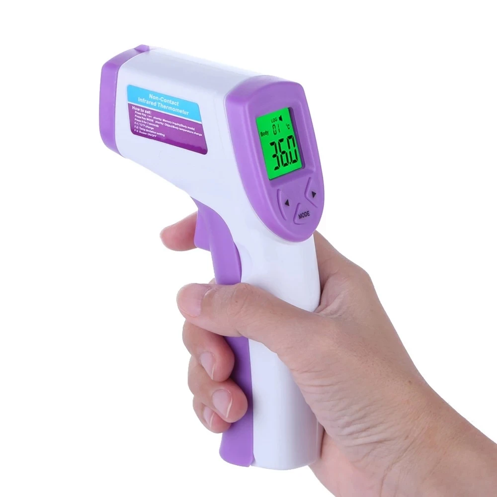 LCD Digital Infrared Thermometer Body Temperature for Children Forehead Non-contact Forehead Body Thermometer with Backlight - KingCare | KingCare.net