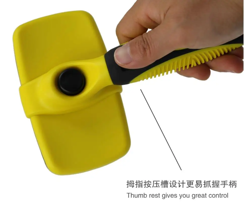 Large Firm Dog Self Cleaning Slicker Brush Grooming Tool Buy Pet