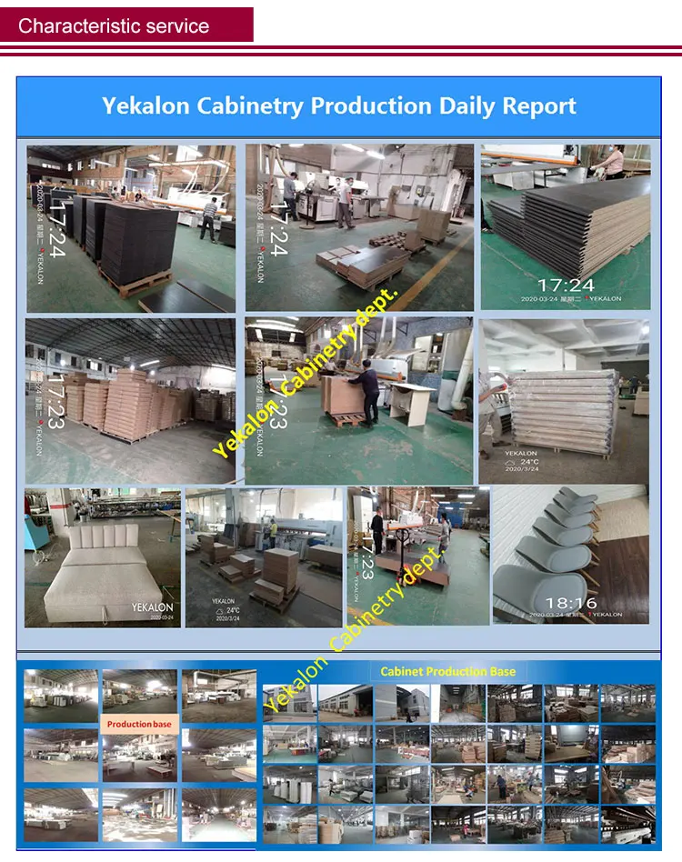 China Manufacturer customized design Modern Middle density fiber board/MDF PVC Kitchen Cabinet