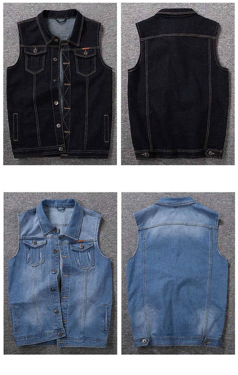 jean vest mens big and tall