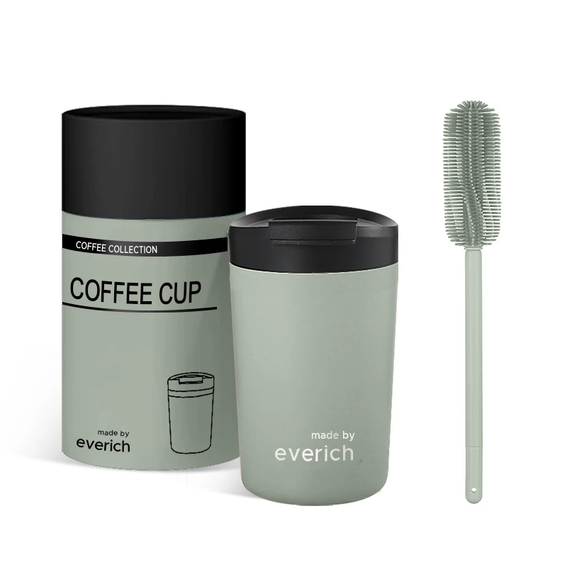 

Everich New Design 10oz Coffee Tumbler Double Wall Vacuum Insulated Travel Cups Stainless Steel Tumbler