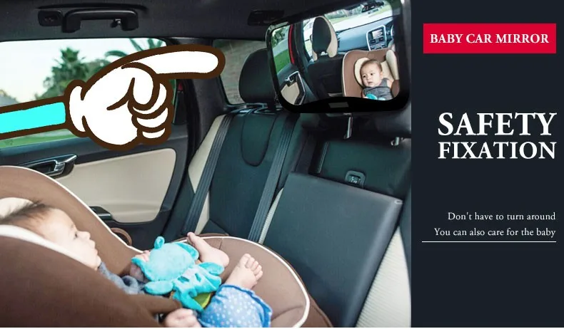 mirror for fixed headrest