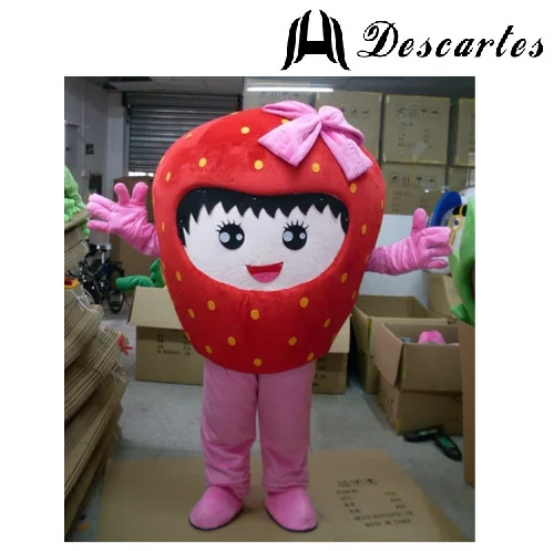 

XL size fruits fancy dress costumes/adult strawberry mascot costume for festival