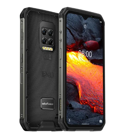

Ulefone Armor 9E Android10 Rugged Phone Helio P90 Octa-core 8GB+128GB 5G WIFI 6600mAh 64MP 6.3" IP68 Waterproof NFC Smartphone, Black