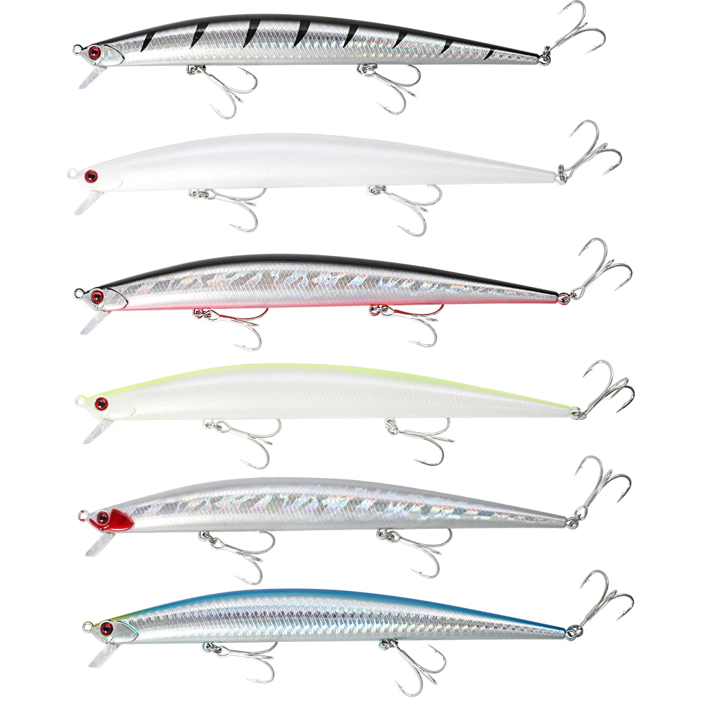 Jigging Pro Minnow Fishing Lures Sinking Hard Bait 175mm 29g Wobbler Hard Plastic Stickbait Saltwater Hard Lure Fishing