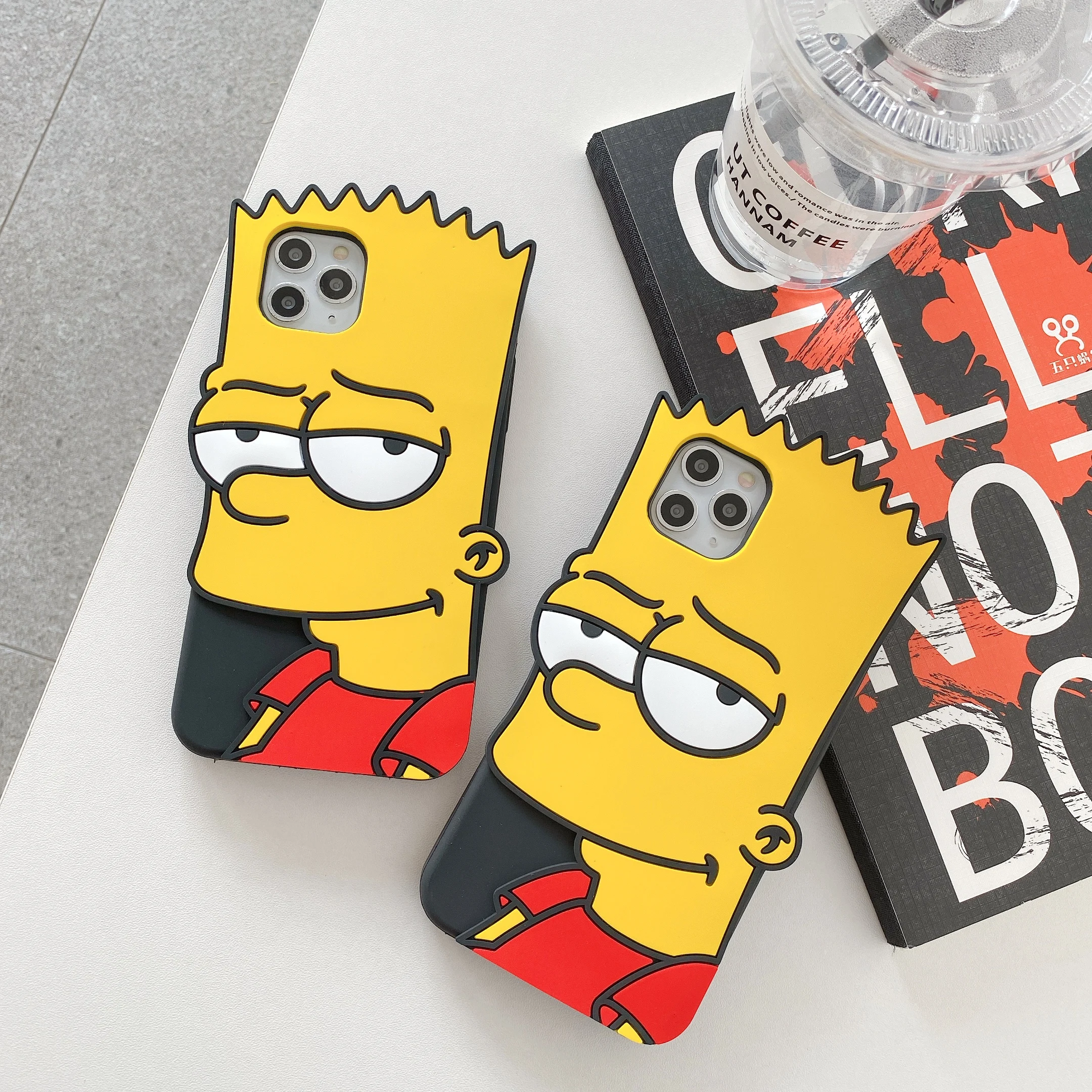 

3D Silicone Cover Phone Case Cartoon Character cell phone case for iphone 12 pro max 11pro