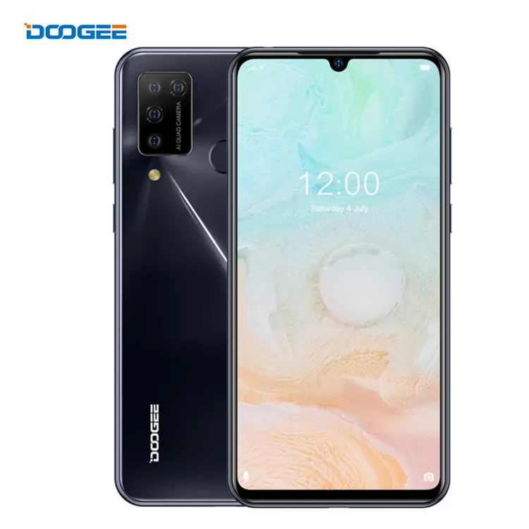 

Dropshipping DOOGEE N20 Pro Cheap Mobile Phones 6GB+128GB  Waterdrop Notch Screen Android 10.0 Cellphone Smartphone