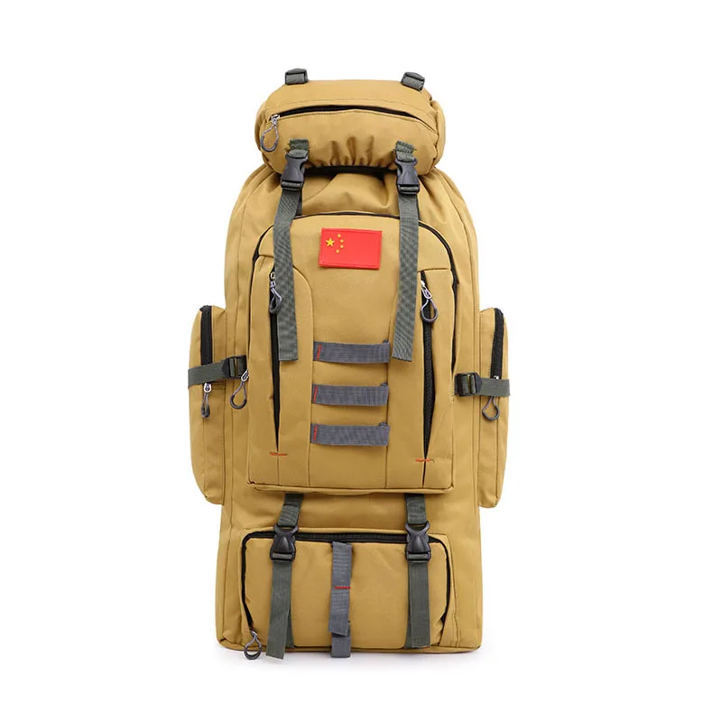 

hot sell bagpack 70L mountain backpack tool bags outdoor adventure travelling waterproof tactical military hiking backpack