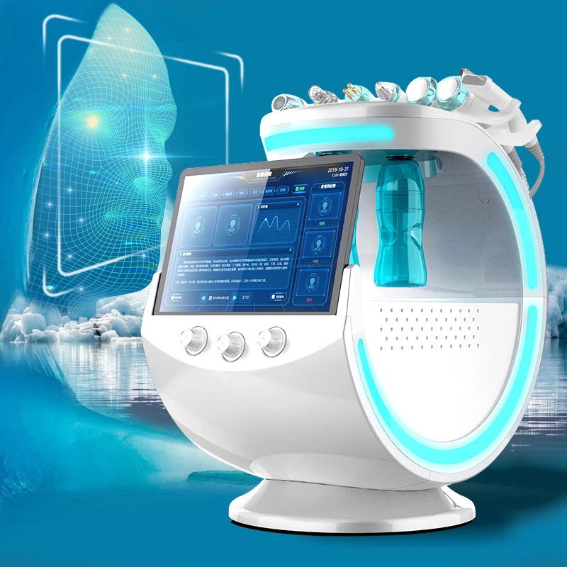 

7 in 1Portable Oxygen Jet Hidrafacial Jet Peel Skin Analyzer Oxygen Aqua Jet Hydro Facial Machine