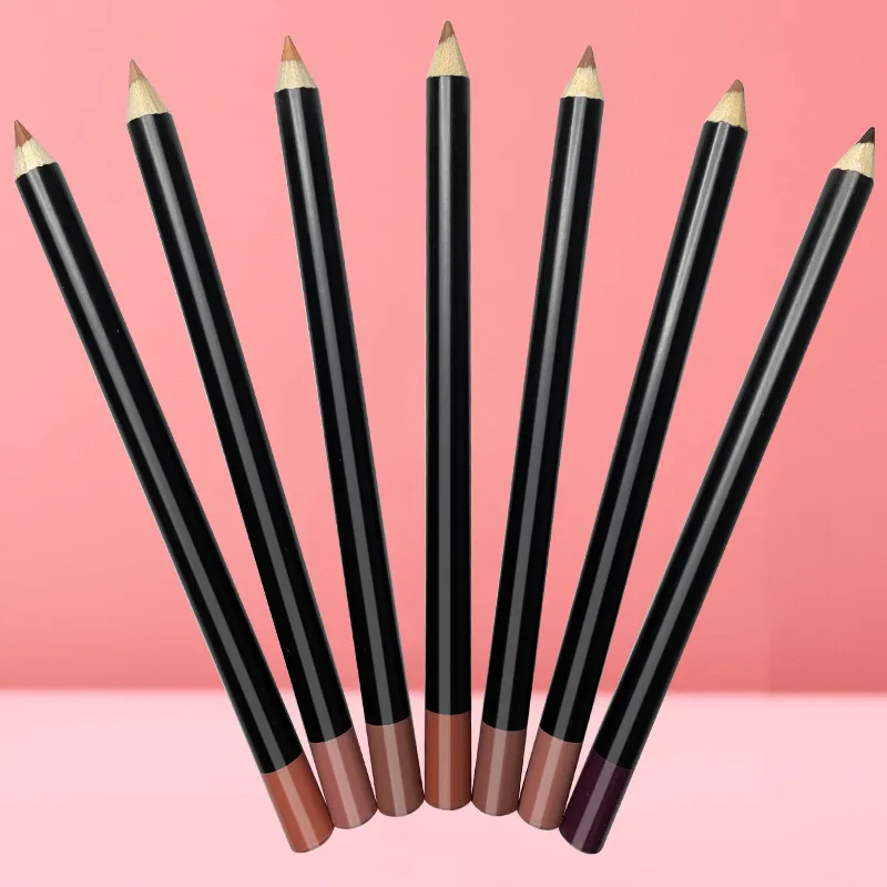 

Private Label Cosmetics Waterproof Lipliner Pencil Kissproof Long Lasting Lip Liner Pencil, Available in multiple colors