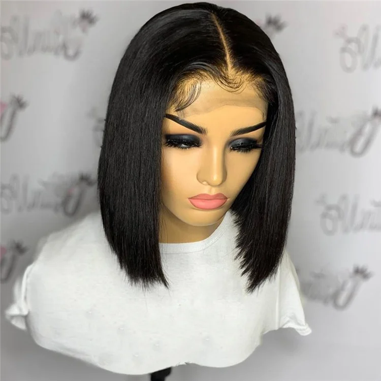 

Hot Beauty Hair 4x4 Lace Closure Bob Wig Super Double Drawn Natural Hair Wig Wholesale Virgin Wigs for Black Women