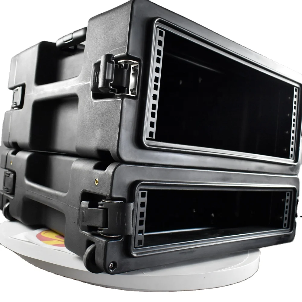 

2U 4U 6U 8U 10U Newest Design LLDPE Plastic Roto Rack Mount Case