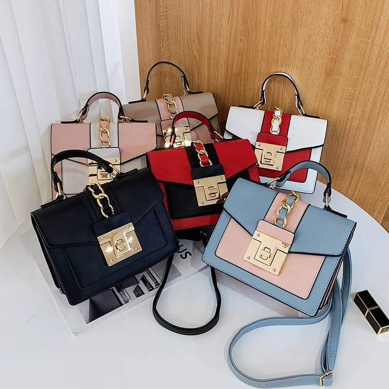 

2021 New Arrival Fashion Girls Purse Ladies Designer Crossbody Bags Wholesale PU Leather Handbags for Women Luxury, Khaki,black,blue,red,white,pink