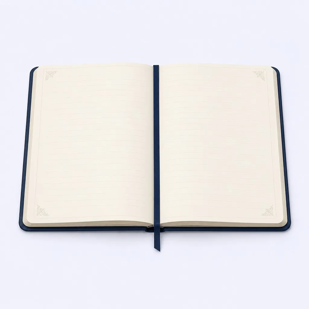 Corporate Milestone Notebook - 180 Degree Lay-Flat Interior