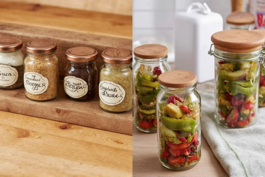 Classic dill pickles in a jar