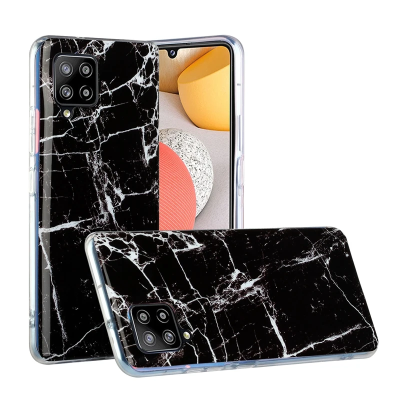 

Marble Stone Soft IMD TPU Case For Samsung Galaxy S21 Ultra A72 A42 5G S21 S20 Note 20 Natural Granite Rock Cell Phone Cover, Multi colors