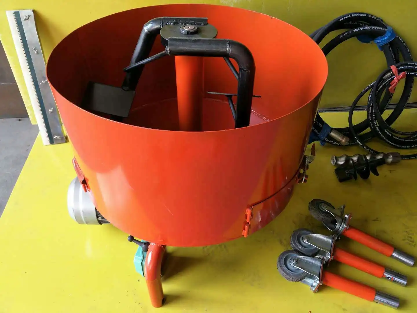 优质epdm 橡胶颗粒手动混凝土搅拌机出售