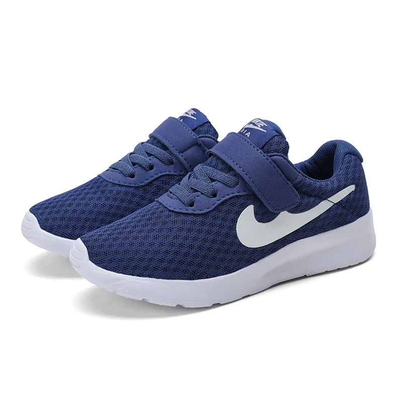 Four seasons children's sports running shoes light trot children's shoes mesh cloth anti-skid and wear-resistant