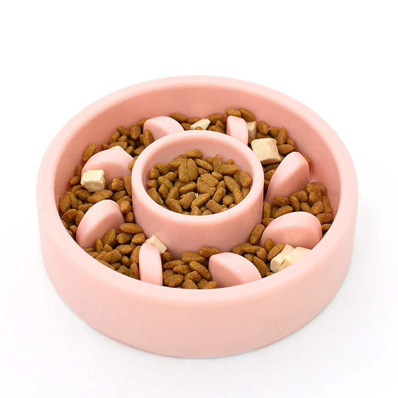 

Portable Pet Dog Food Feeder Bowl Personalized Slow Eat Feeder Dog Bowl