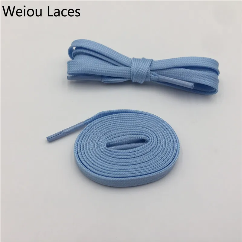 

2021 Weiou Glow Sky Blue Shoelace Support Customized Logo Bulk Wholesale Shoelaces, 8 colours,support customize color