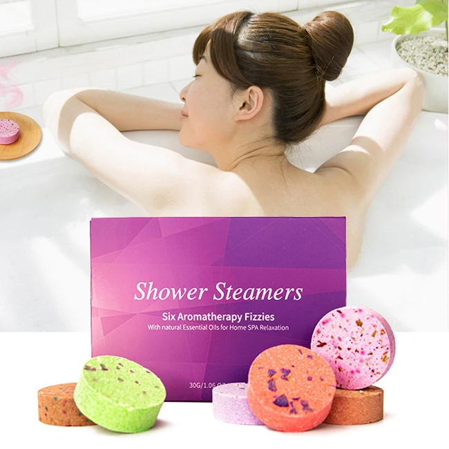 

Custom Label Shower Steamers Natural Organic Eucalyptus Shower Steamers Tablets Gift Set