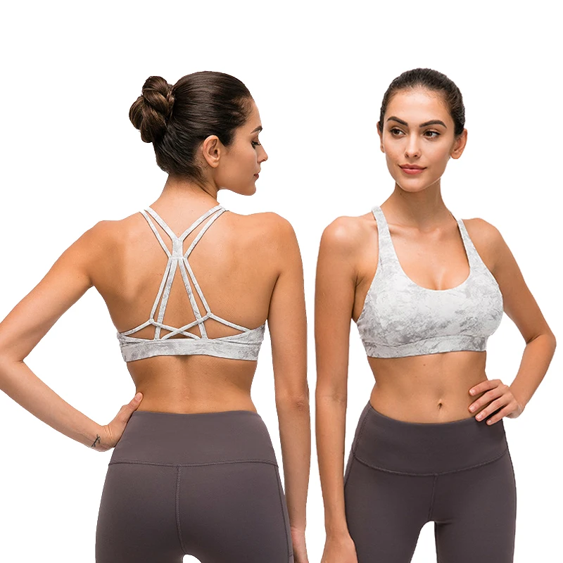 

Women sports apparel custom logo middle high support running fitness breathable open back yoga exercise tops bra, Some colors