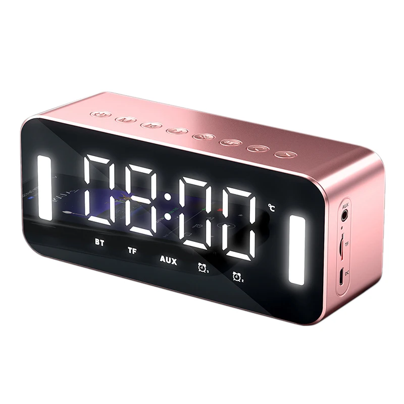 

New H8 Wireless Home Subwoofer Night Light Multifunctional Digital Electronic Clock Support Temperature Display