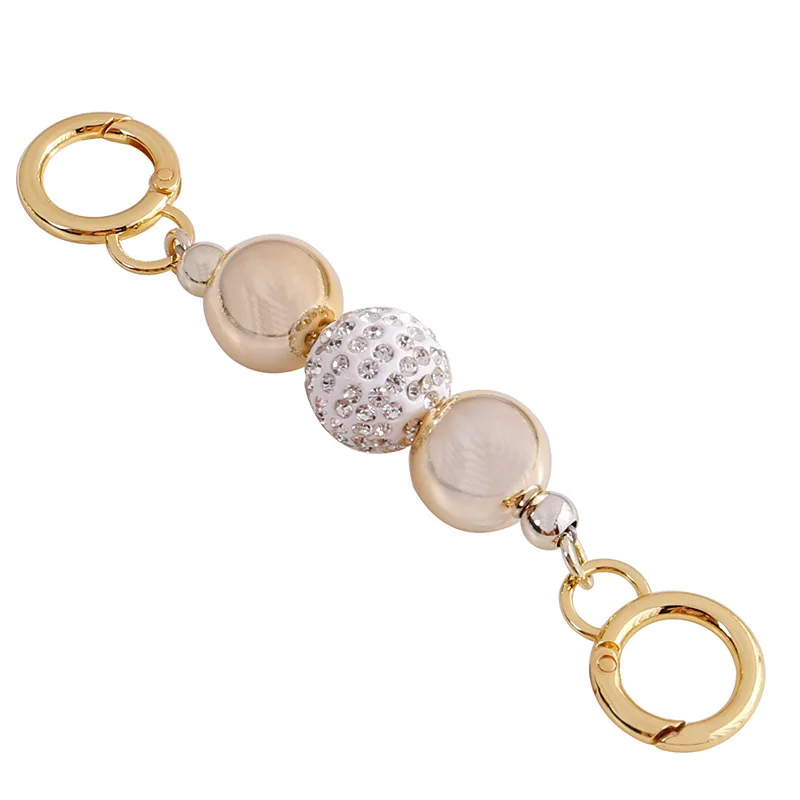 

Kesoil-1 Handbag Thick Chain Diy Bag Exquisite Pearl Handle Strap