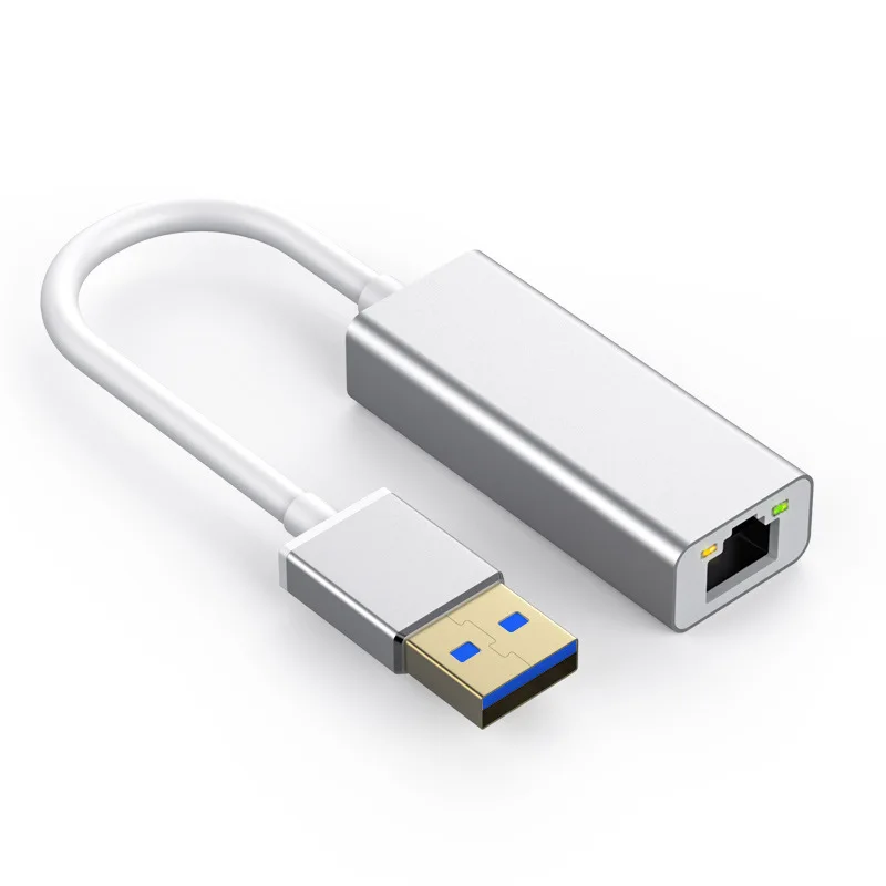 

USB 3.0 to RJ45 Ethernet 100M Gigabit Network Adapter for Desktop and Laptop and Notebook and more