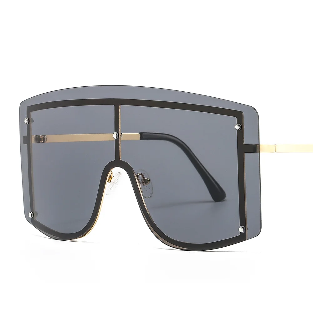 

NWOGLSS 804 Oversized Frame One-piece Lens Fashion Sunglasses 2021