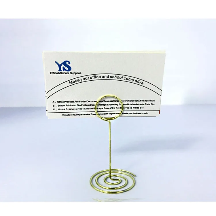 

Durable Wide Application Table Card Holder For Office Home Restaurant, Silver