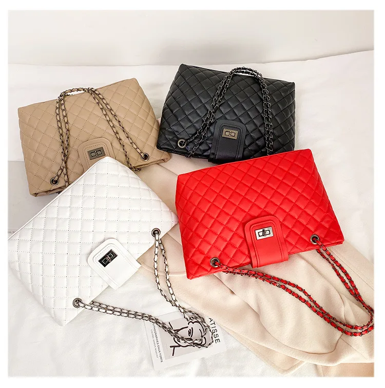 

large-capacity women's bag 2020 new trendy fashion all-match chain shoulder messenger bag net red tote bag purse and handbags