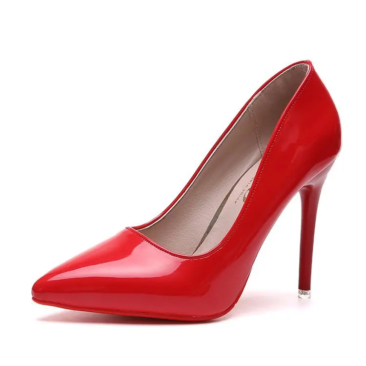 

new design sexy stiletto women's shoes fasion red with platform high heels for women