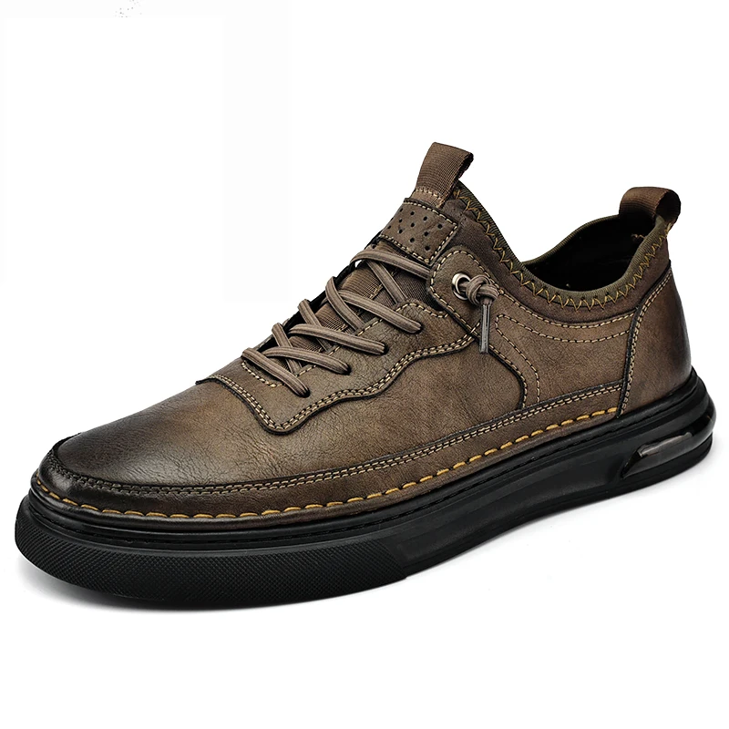 Factory Supply Latest Design Italian Handmade Working Comfortable Office Men Leather Dress Shoes