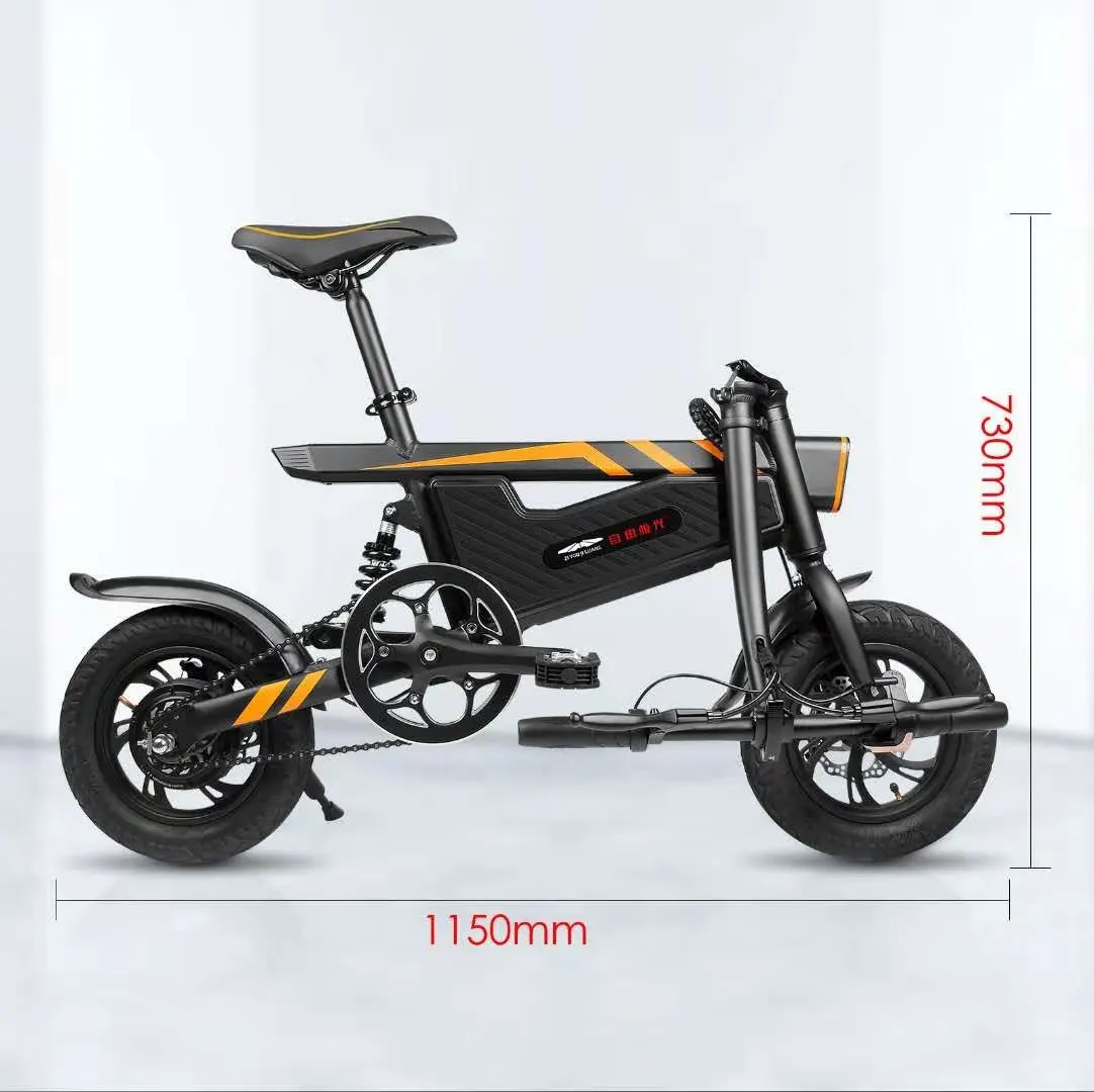 

New EU/UK stock T18 12 inch electric bicycle 30.07miles electric bike 7.8ah E-bike