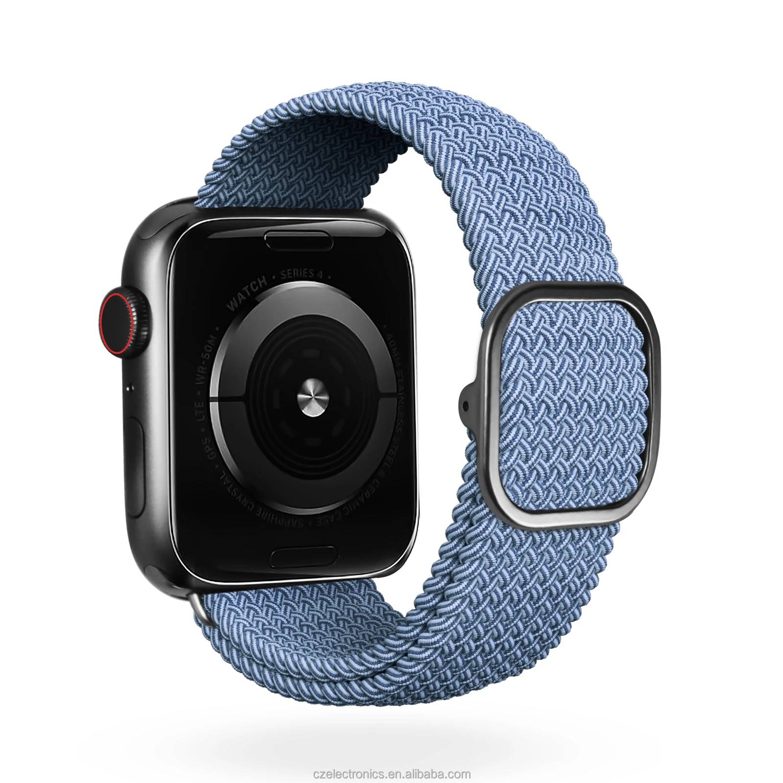 

Fabric One-hand Adjusting Buckle bracelet Compatible with Apple Watch Band 38mm 40mm 42mm 44mm for iWatch Band Series