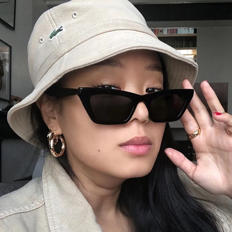

Mocoo new arrived sunglasses Square sunglasses 2021 Personalized cat eyes Colorful sunglasses trendy versatile eyewear uv400, As you see